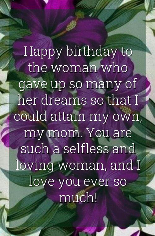 Mother birthdaypoems can acknowledge the thingsmomdid for you